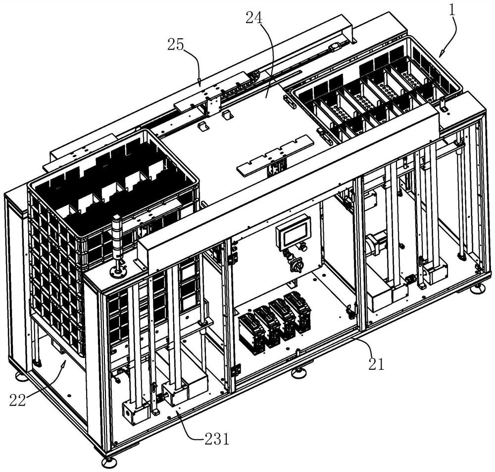 Automatic feeding system for facial mask packaging