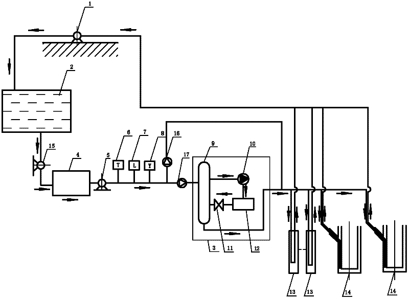A system for mine cooling by using constant temperature water-bearing formation