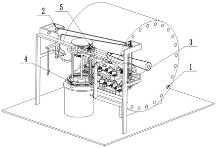 Casting forming machine for skateboard wheel