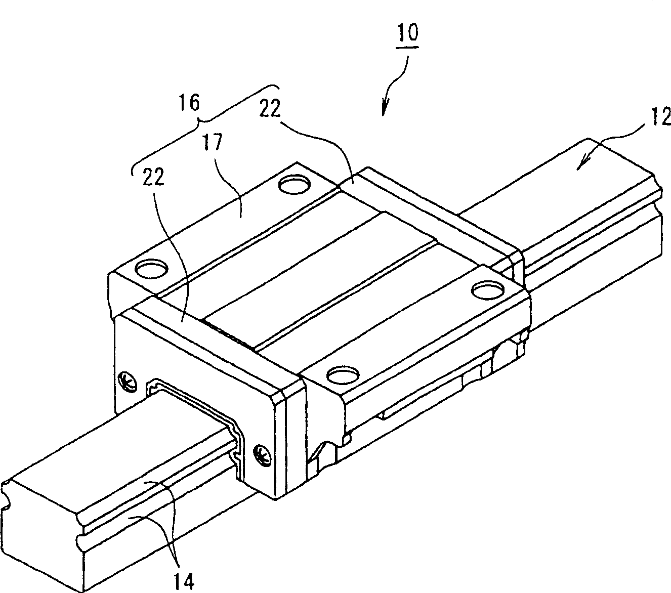 Rolling element accommodating belt for linear guide apparatus and linear guide apparatus