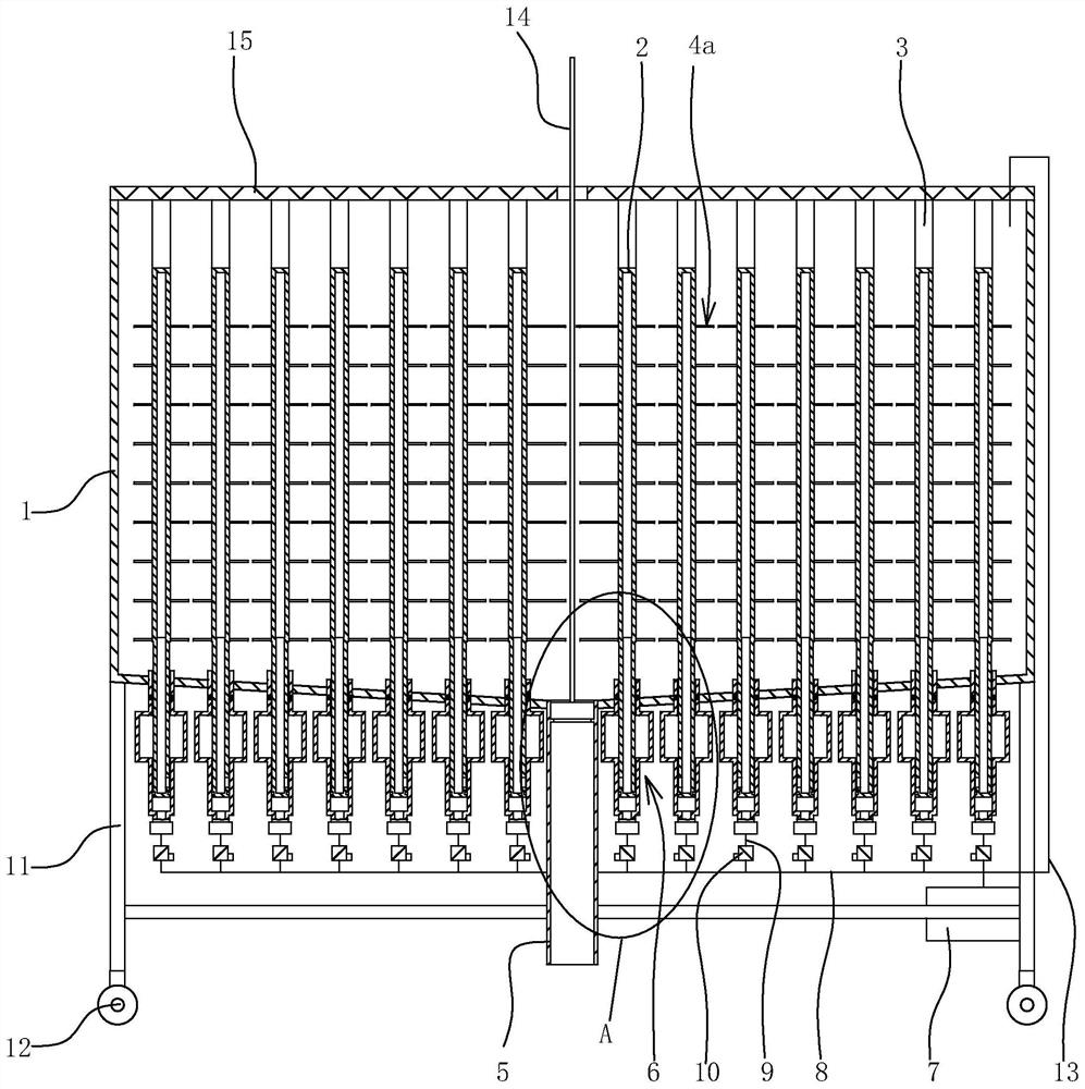 A screw discharge device