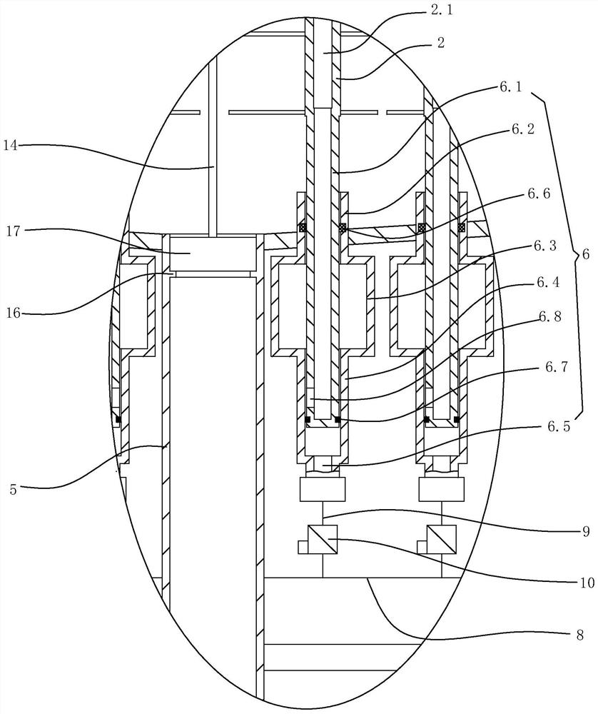 A screw discharge device