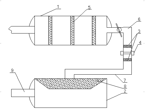 Serial connection type petroleum pipeline filtering device