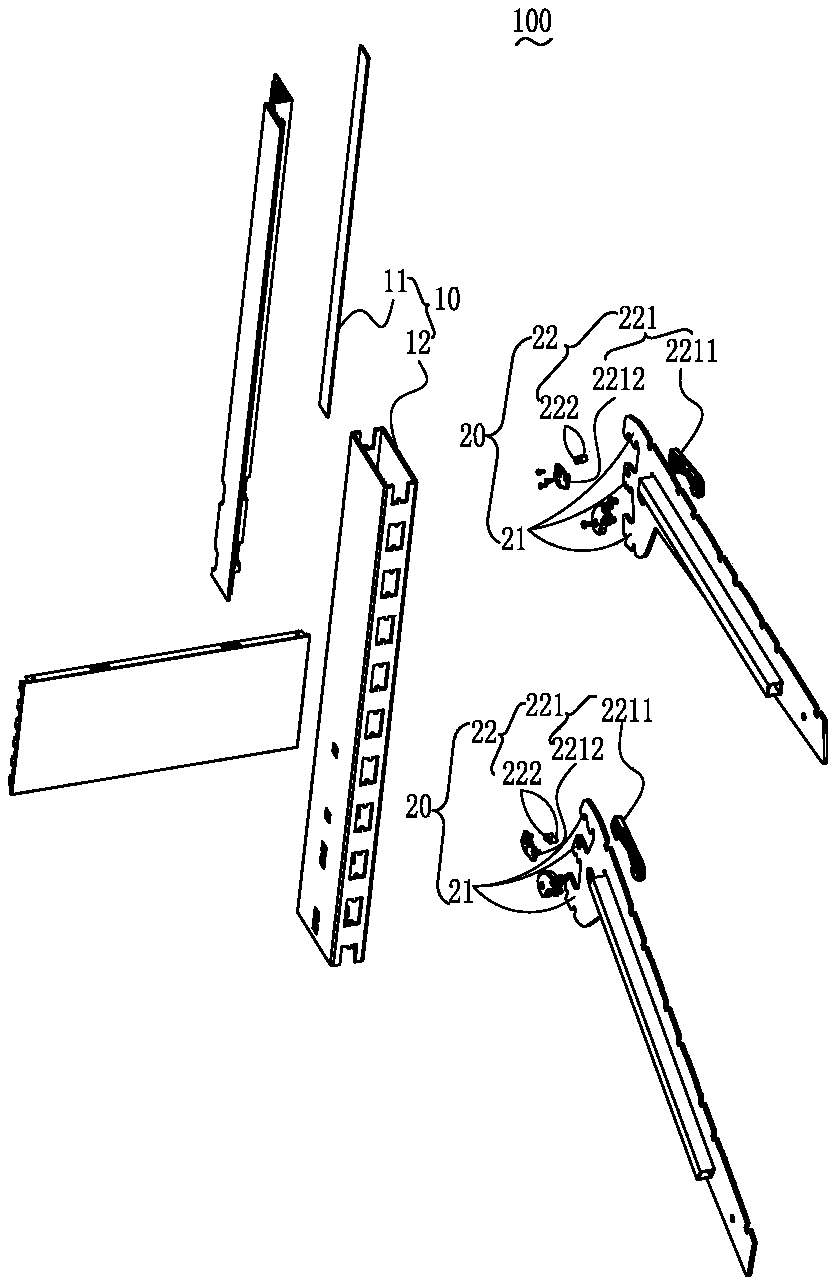 A shelf power extraction system