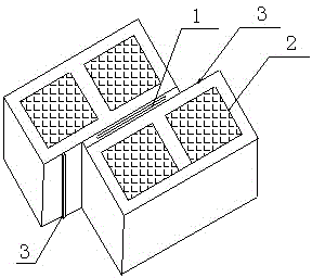 Self-thermal-insulation building block