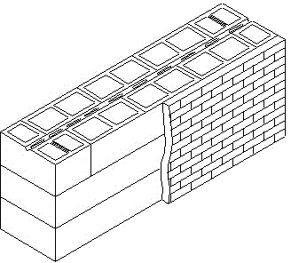 Self-thermal-insulation building block