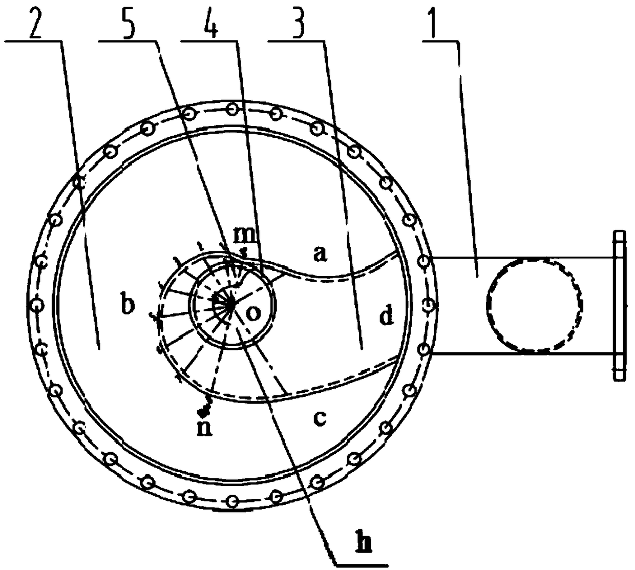 High-efficiency energy-saving self-suction centrifugal pump