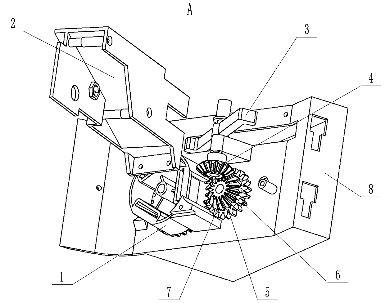 Mahjong tile supply device of mahjong machine