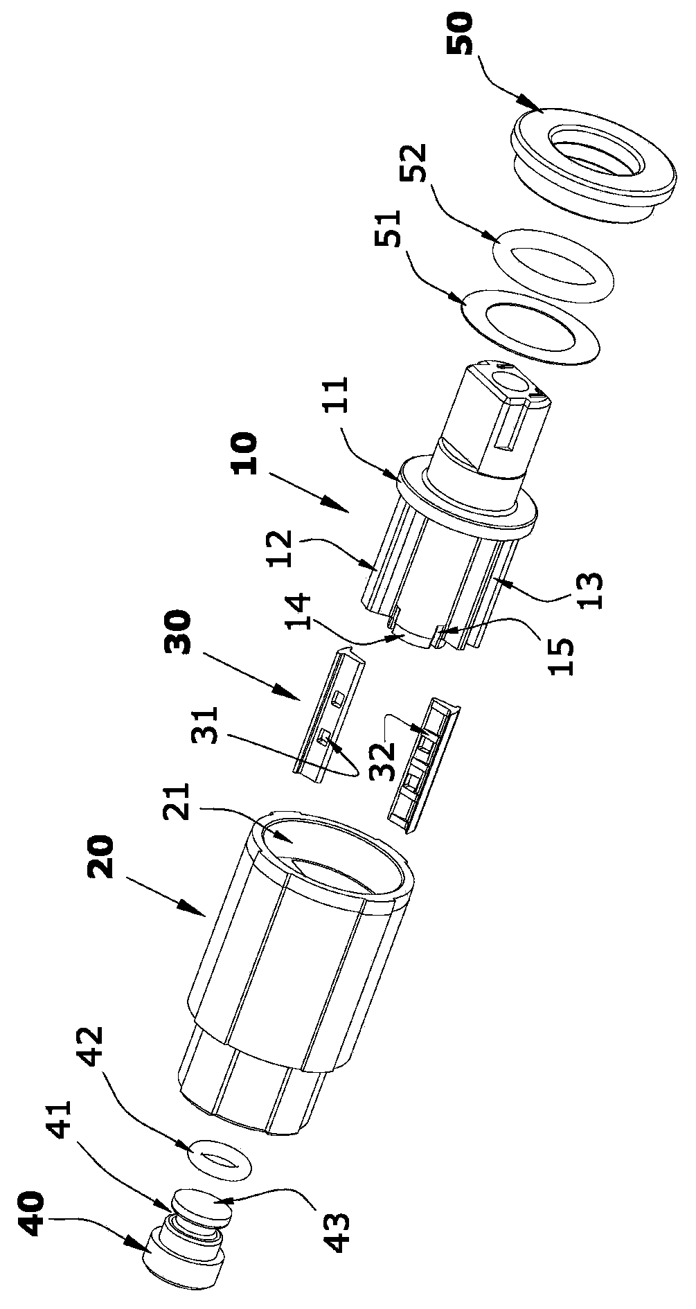 Rotary buffer with adjustable damping magnitude