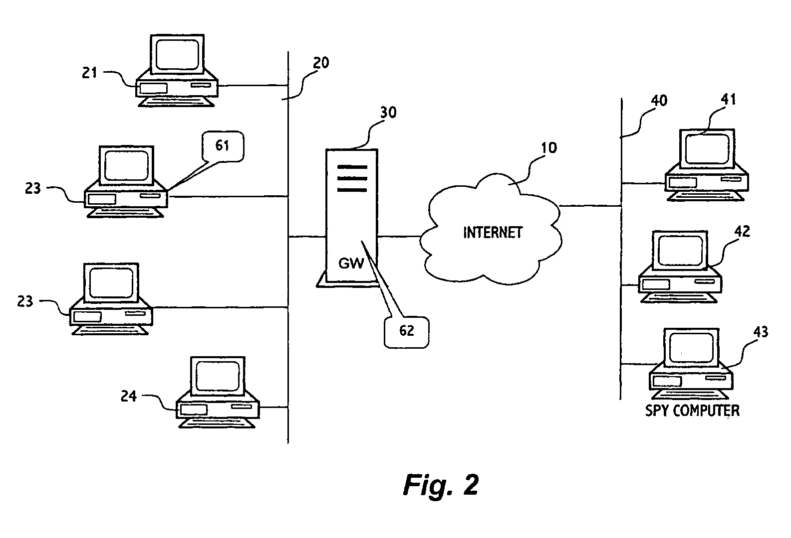 Method and system for detecting blocking and removing spyware