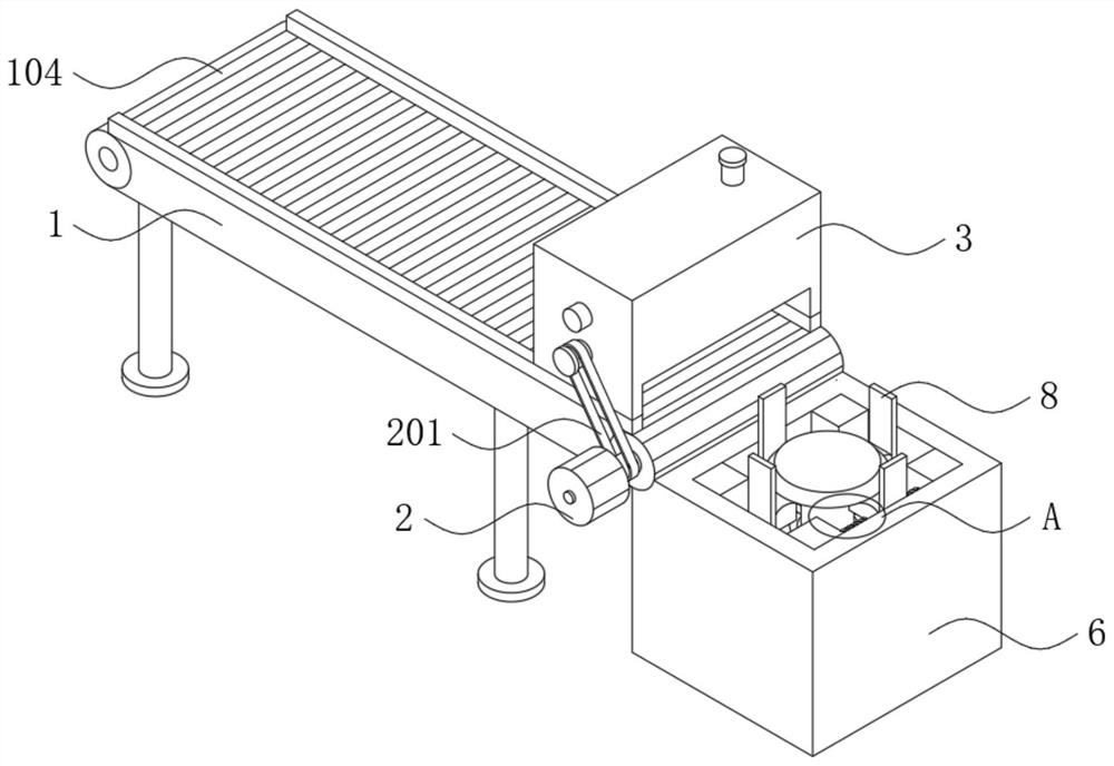 Laminating equipment for processing heat preservation and decoration integrated plate