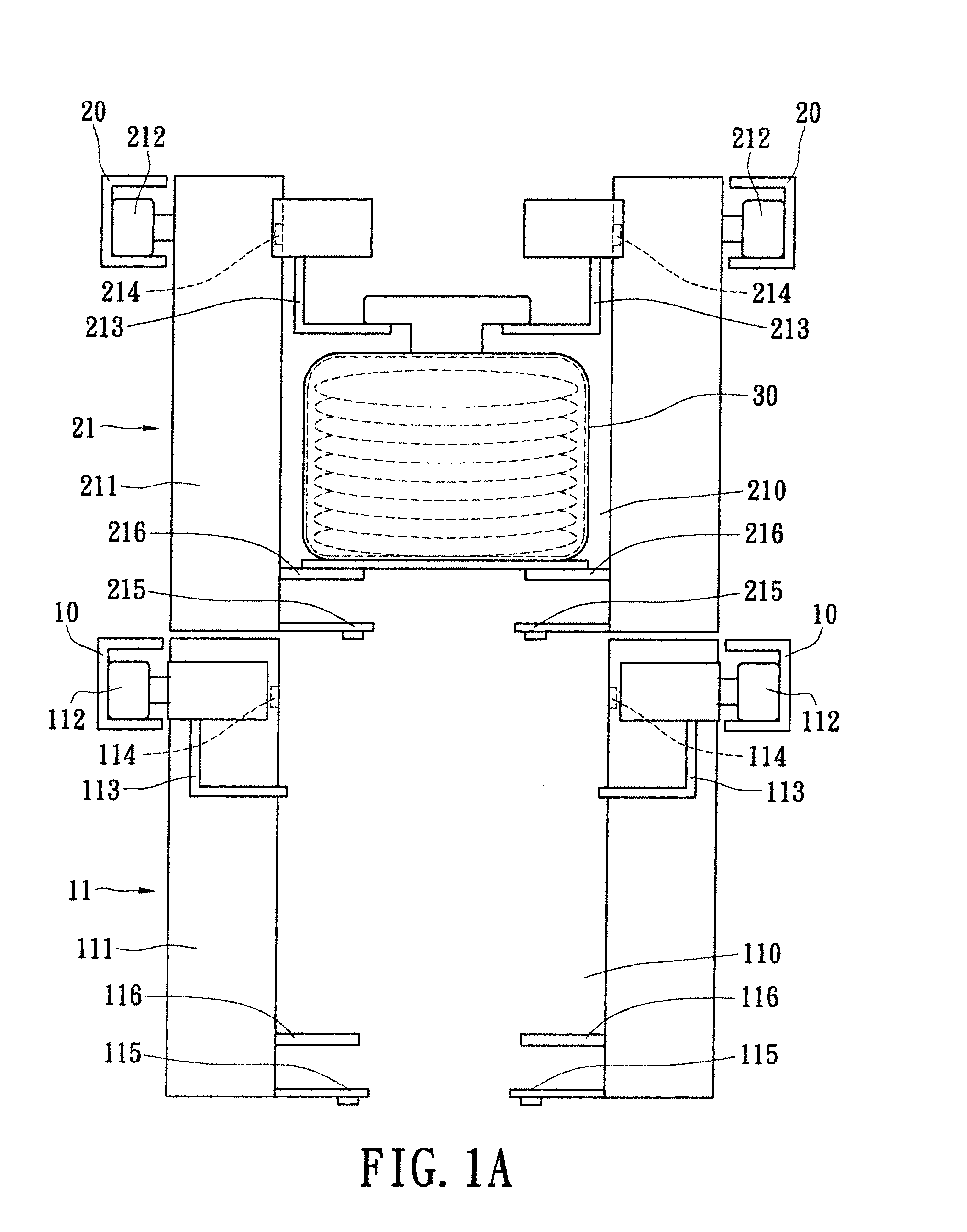 Transport system having multilayer tracks and controlling method thereof