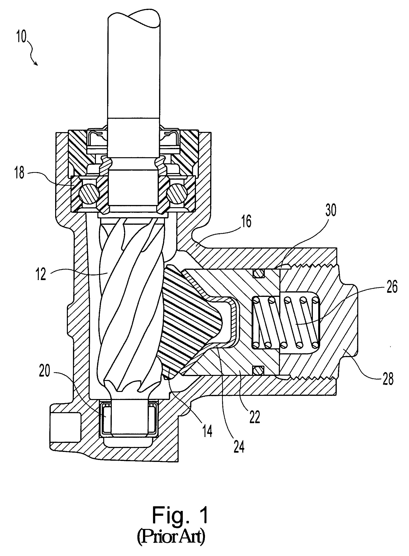 Rack and pinion steering gear with self-adjusting rack bearing