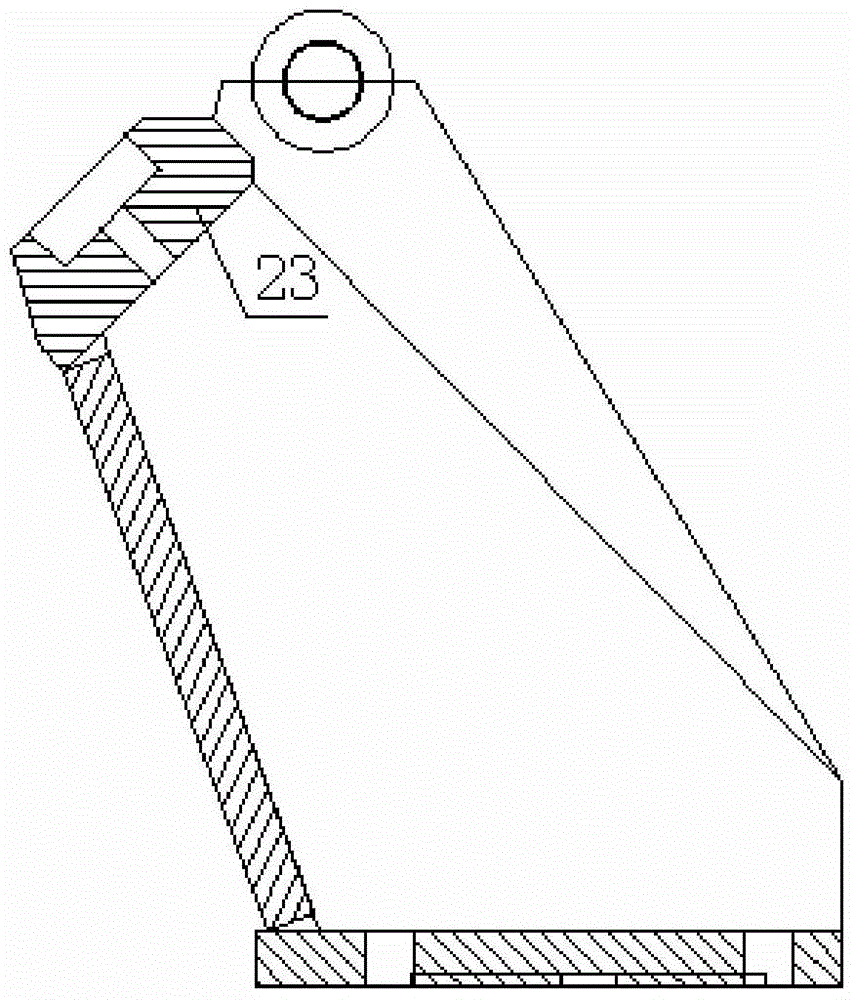 A pipe jacking machine fixed buckle tile