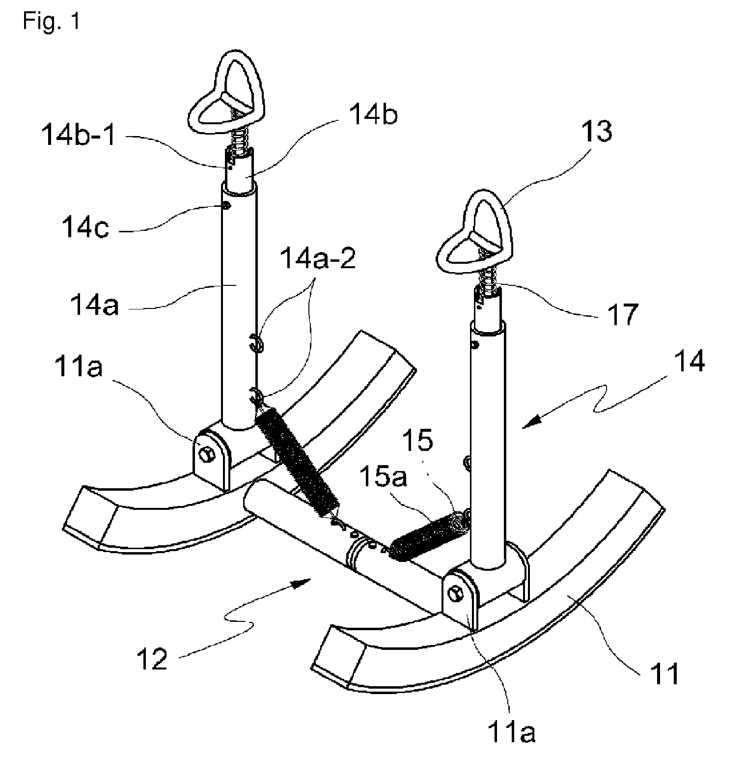 Exercising device for lower-body