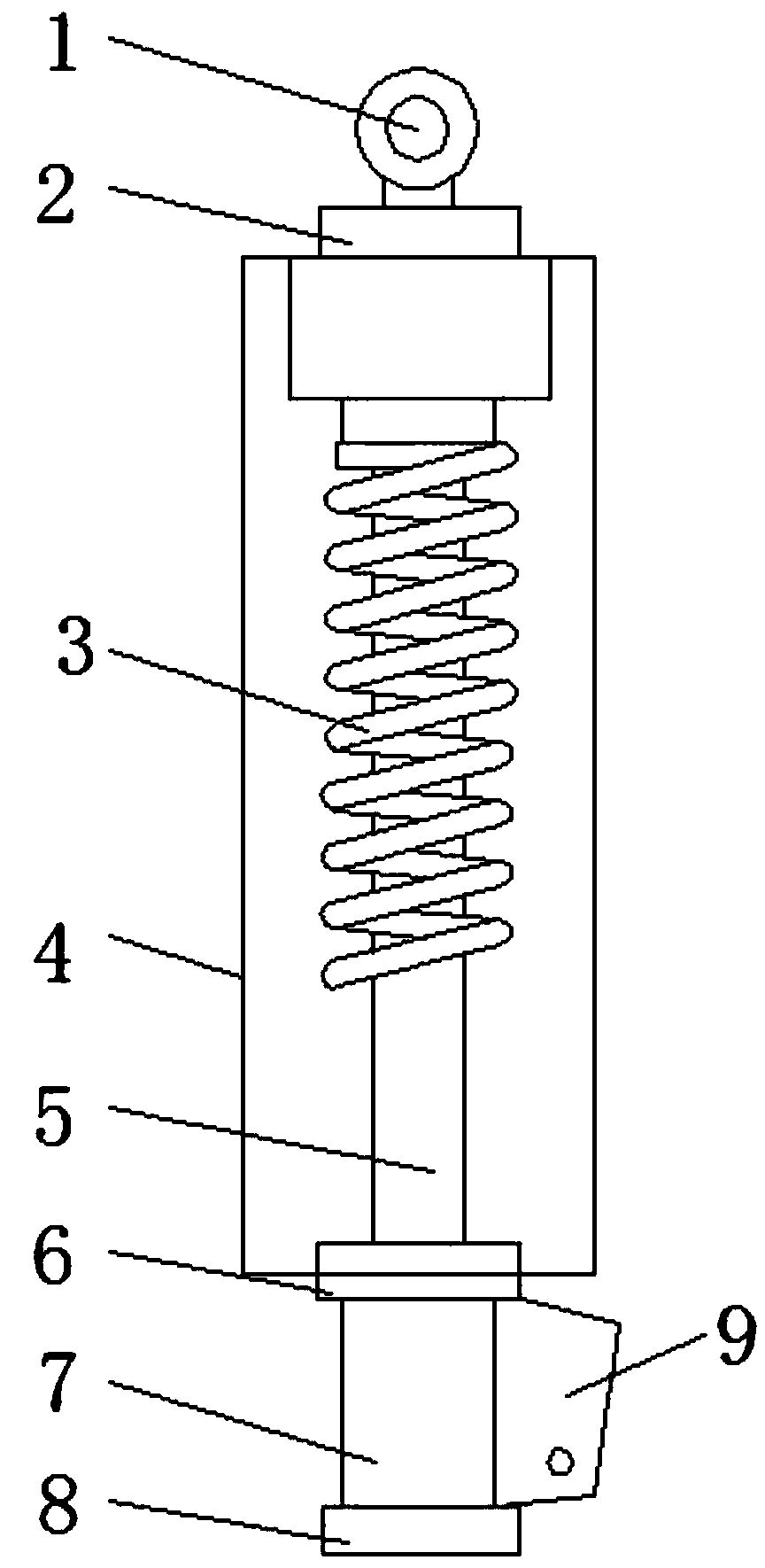 Automobile damper with good stability