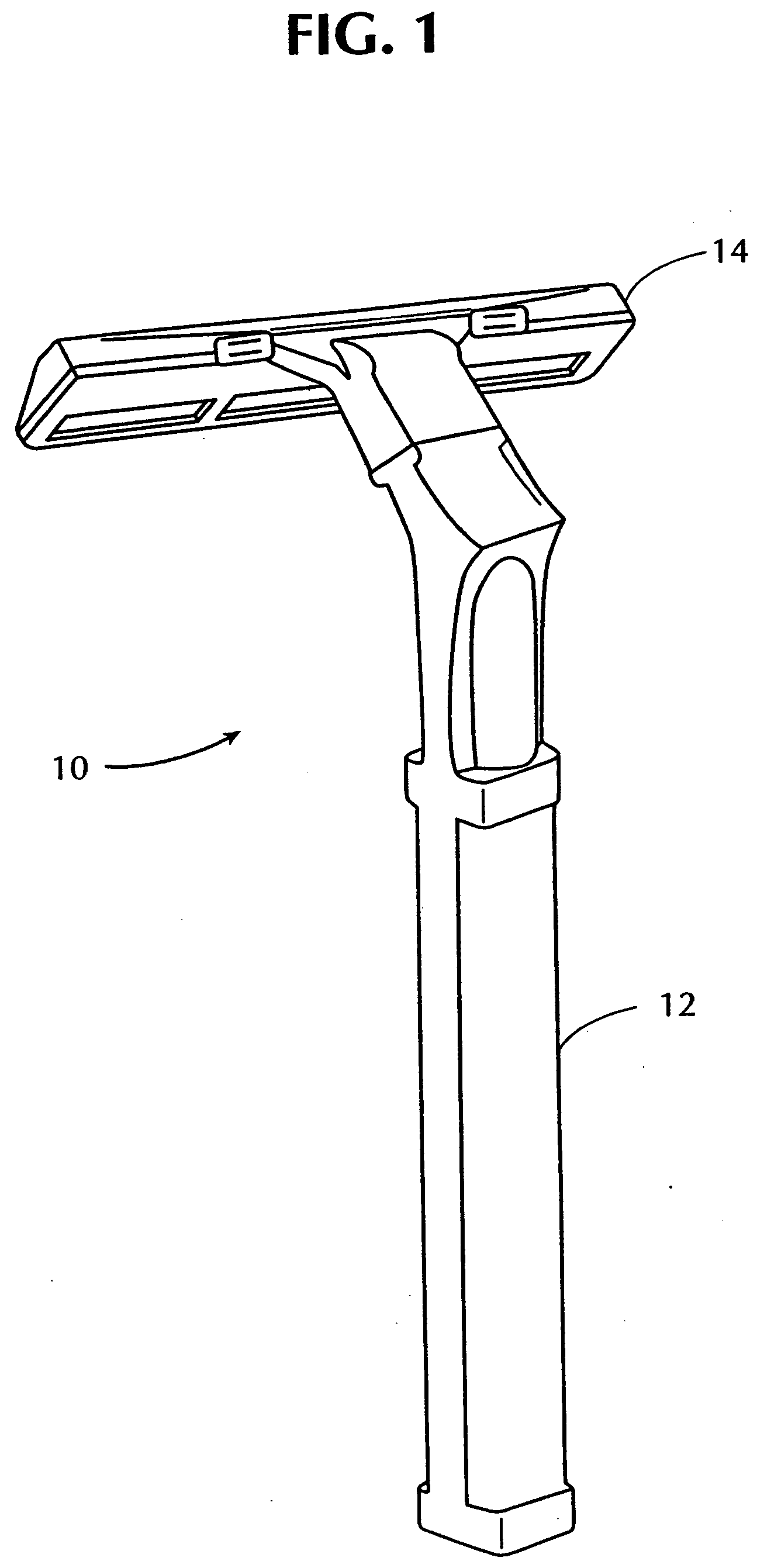 Wet shaving cartridge with four blade edges