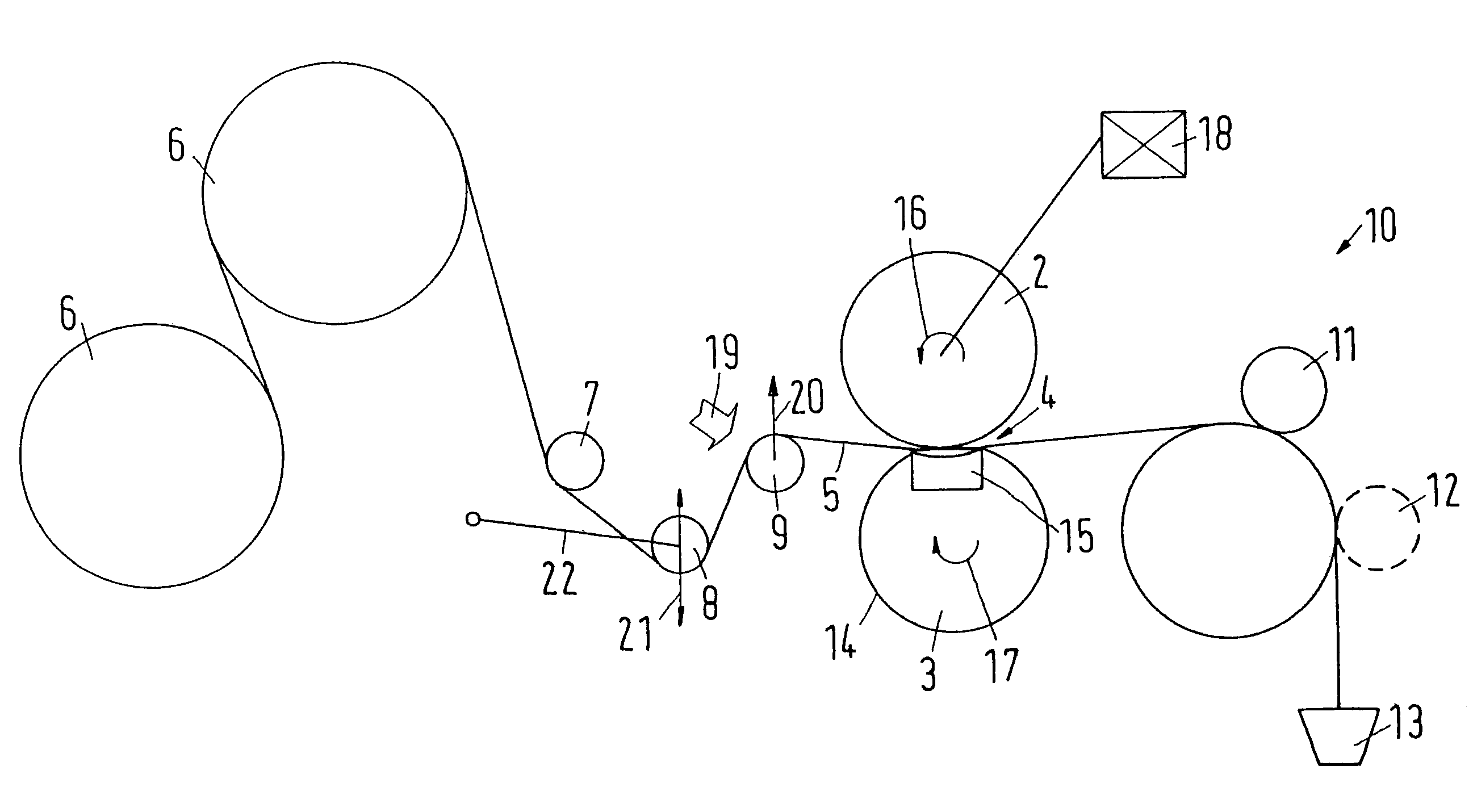 Process for cleaning a roll in a calender