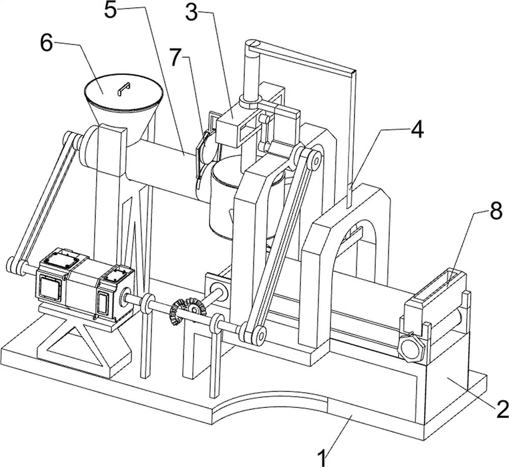 Manufacture device for steamed bun in catering industry