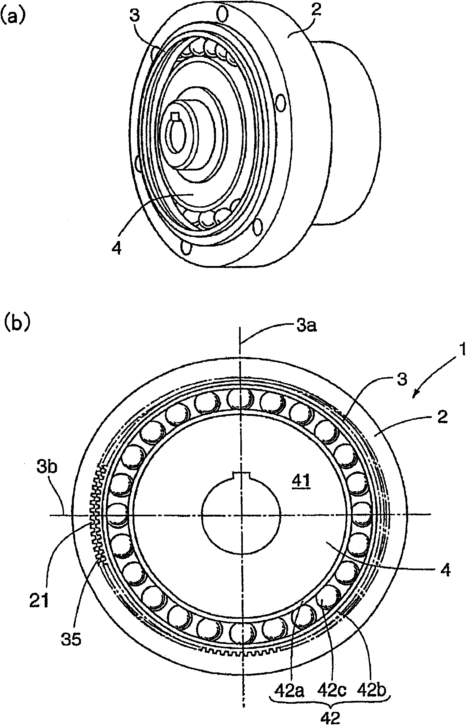 Wave gear device