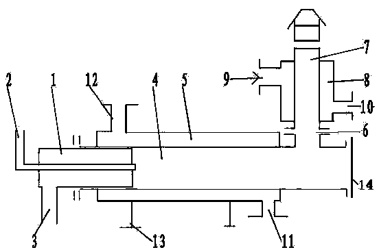 Device for combusting and heating crude oil by using oilfield casing associated gas