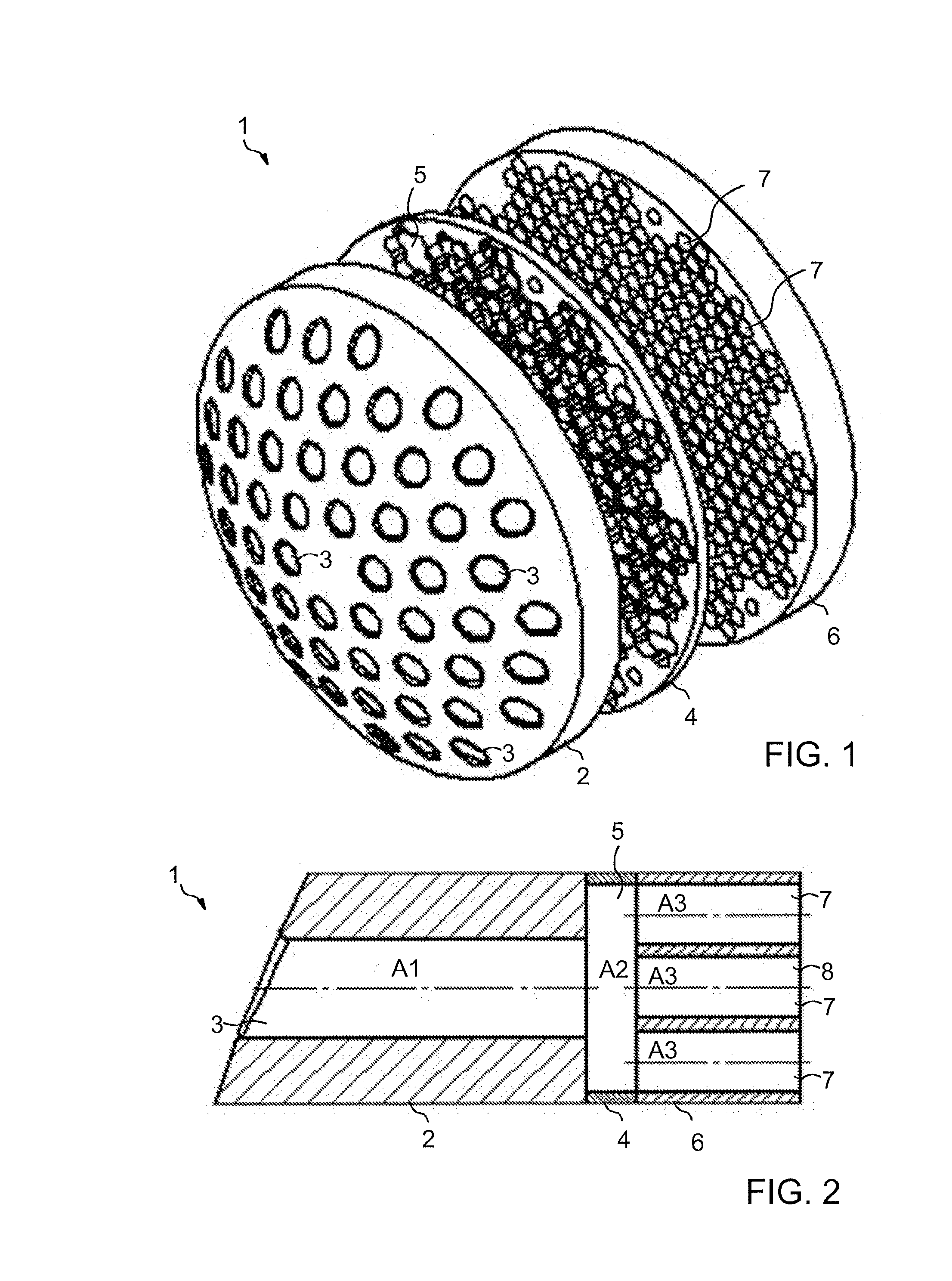 Device for reducing flow noise and valve