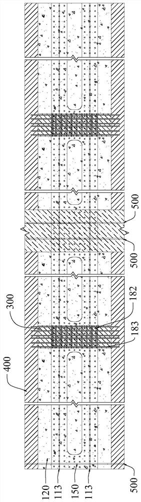 Segmental assembled steel-concrete composite continuous beam and construction method thereof