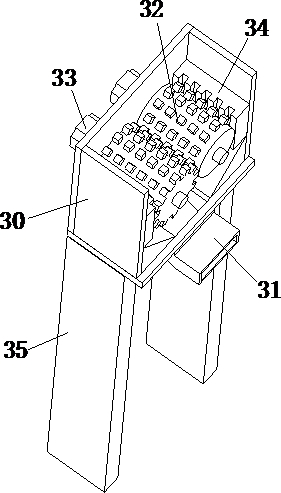 A kitchen waste compression and water-oil separation equipment