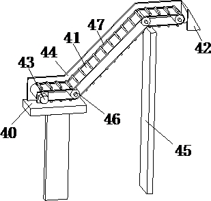 A kitchen waste compression and water-oil separation equipment