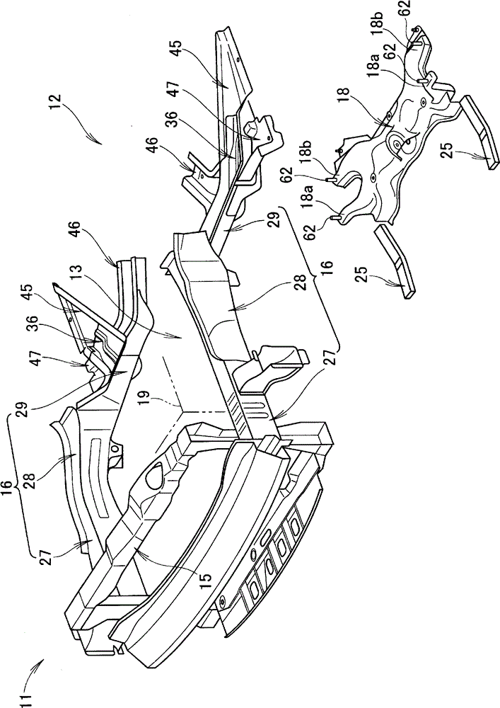 front body structure