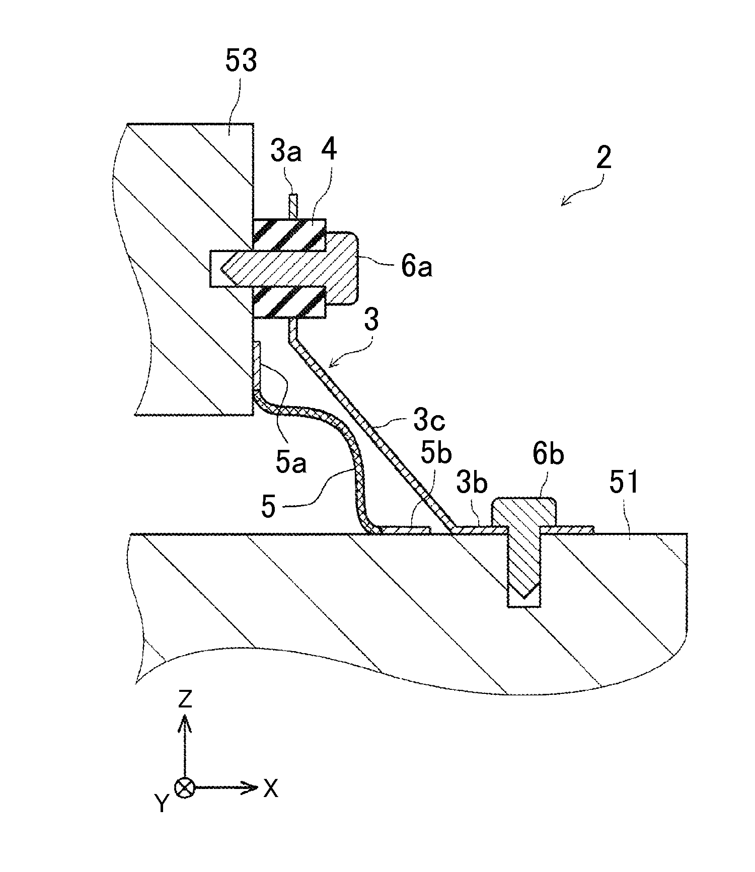 In-vehicle structure for inverter and bracket unit for inverter