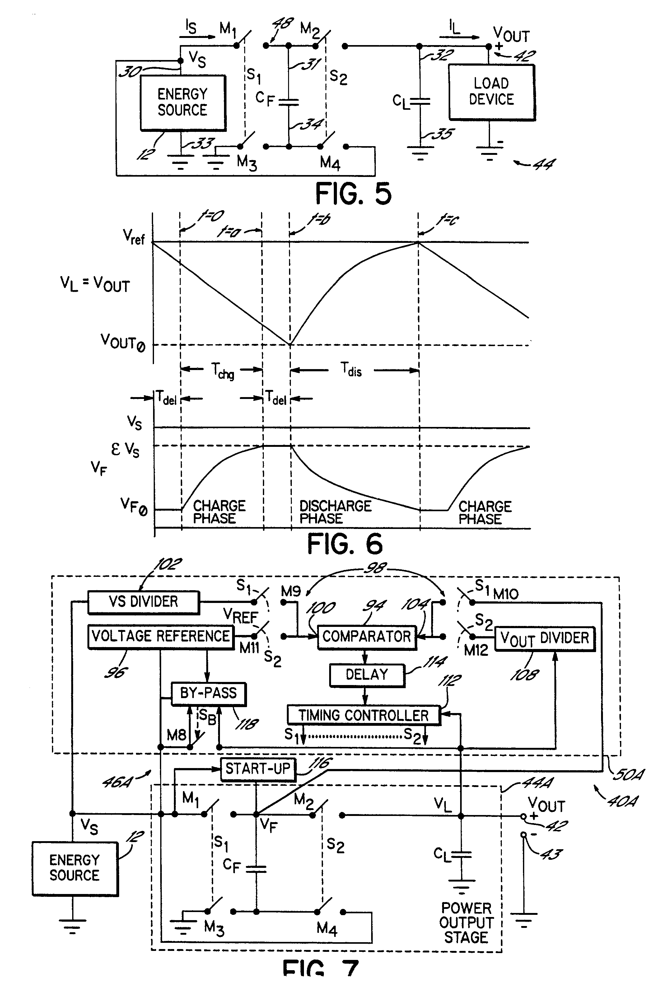 Progressive start-up circuit for activating a charge pump