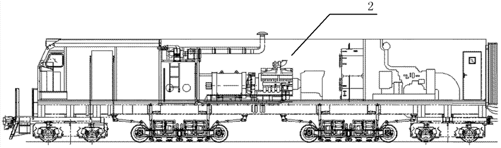 Hybrid rail grinding wagon