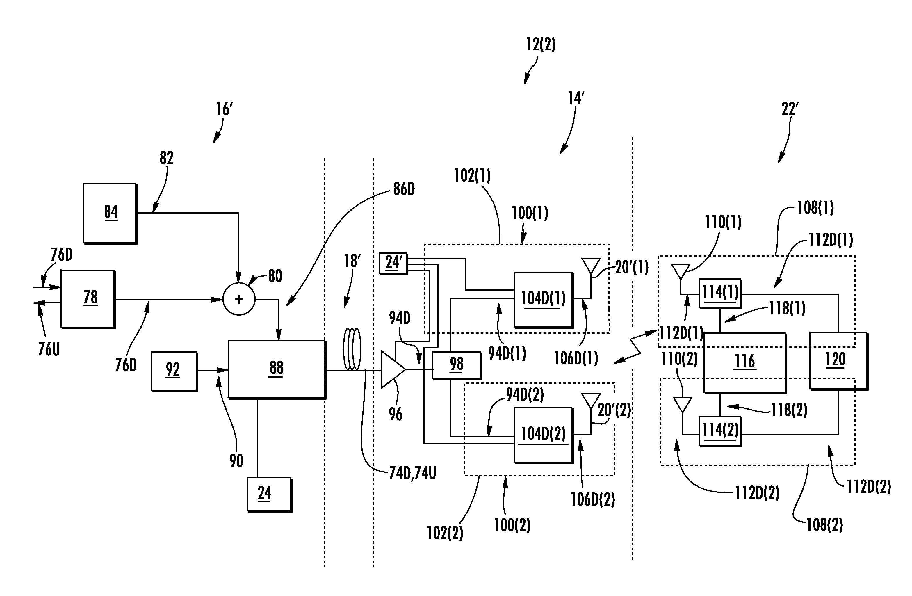 POWER MANAGEMENT IN DISTRIBUTED ANTENNA SYSTEMS (DASs), AND RELATED COMPONENTS, SYSTEMS, AND METHODS