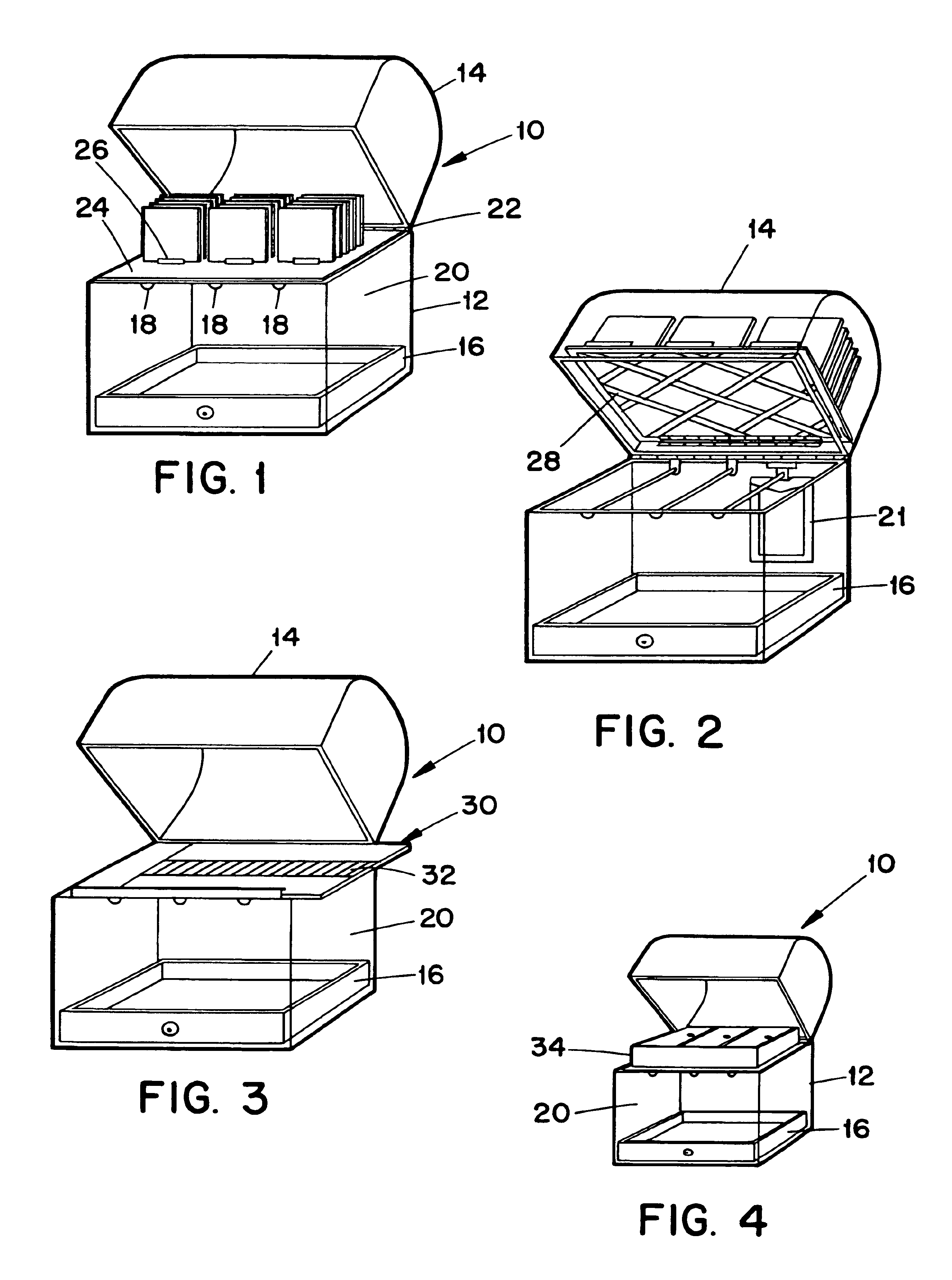 Multi-compartment storage device