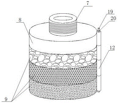 Water purifying cylinder equipped with detachable water purifying core and having ultraviolet disinfection function