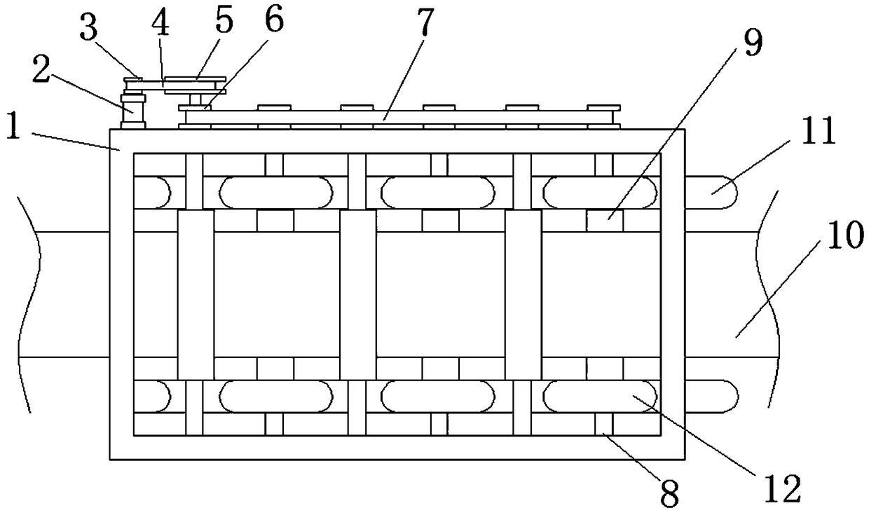 Drying device for fabric production