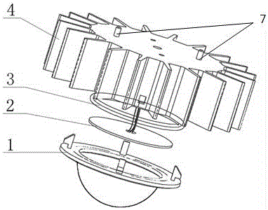 Efficient heat radiation illumination module