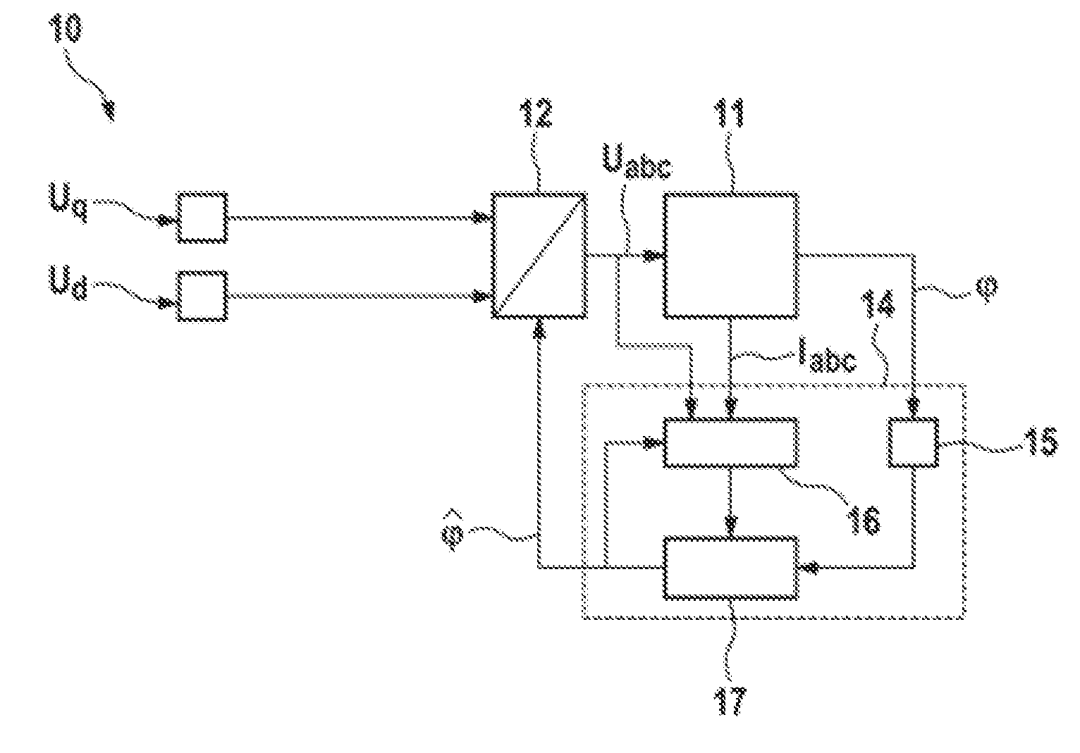 Method and apparatus for estimating angles in a synchronous machine