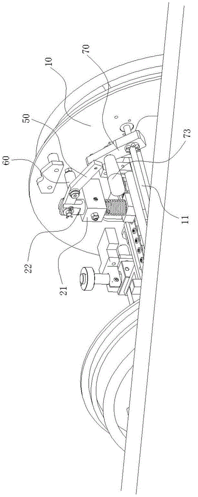 A positioning device for visual inspection equipment
