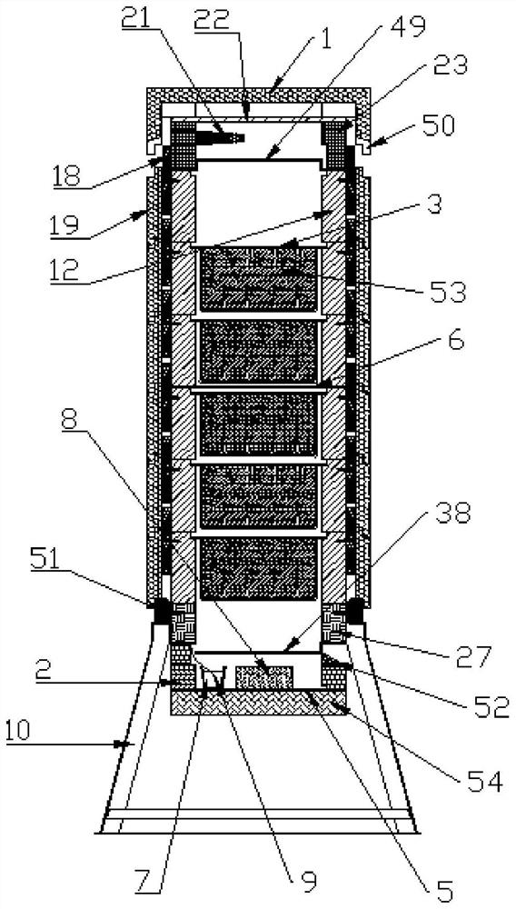 A kind of middle bee hive, honey-cutting knife and spleen box bar