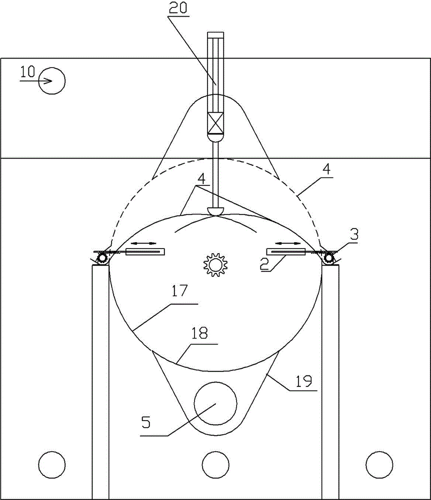 Filter with adjustable inner space for filter pool