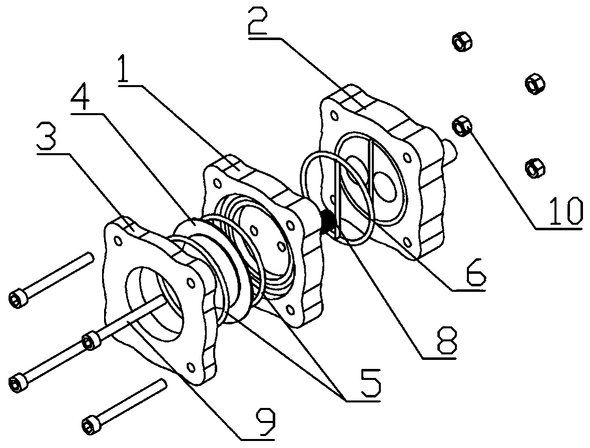 Conical elastic valve piezoelectric pump