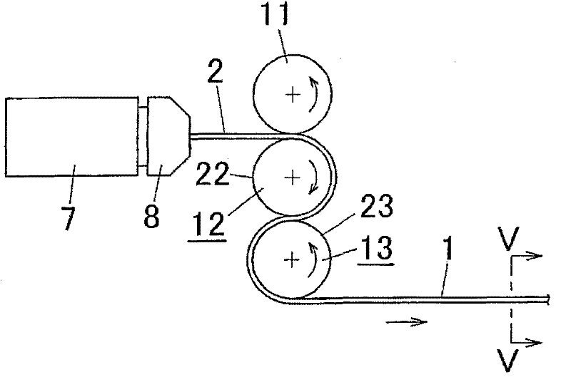 Method for producing resin sheet transferring surface shape