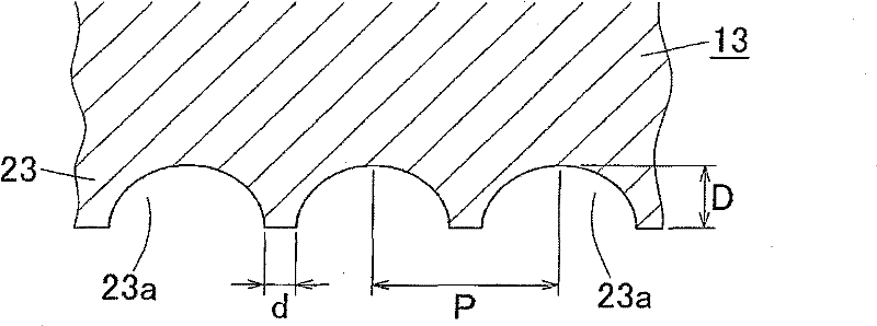 Method for producing resin sheet transferring surface shape