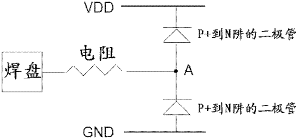 Elastic-static discharge (ESD) protective circuit structure improving total harmonic distortion (THD) of high-speed analog-to-digital converter