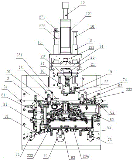 An oil plug press machine