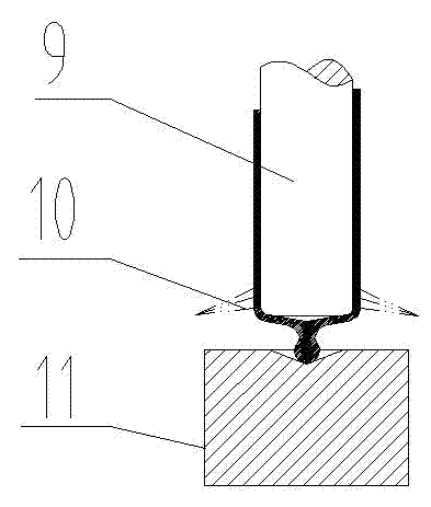 Cooling and lubricating device of hot-extrusion male die