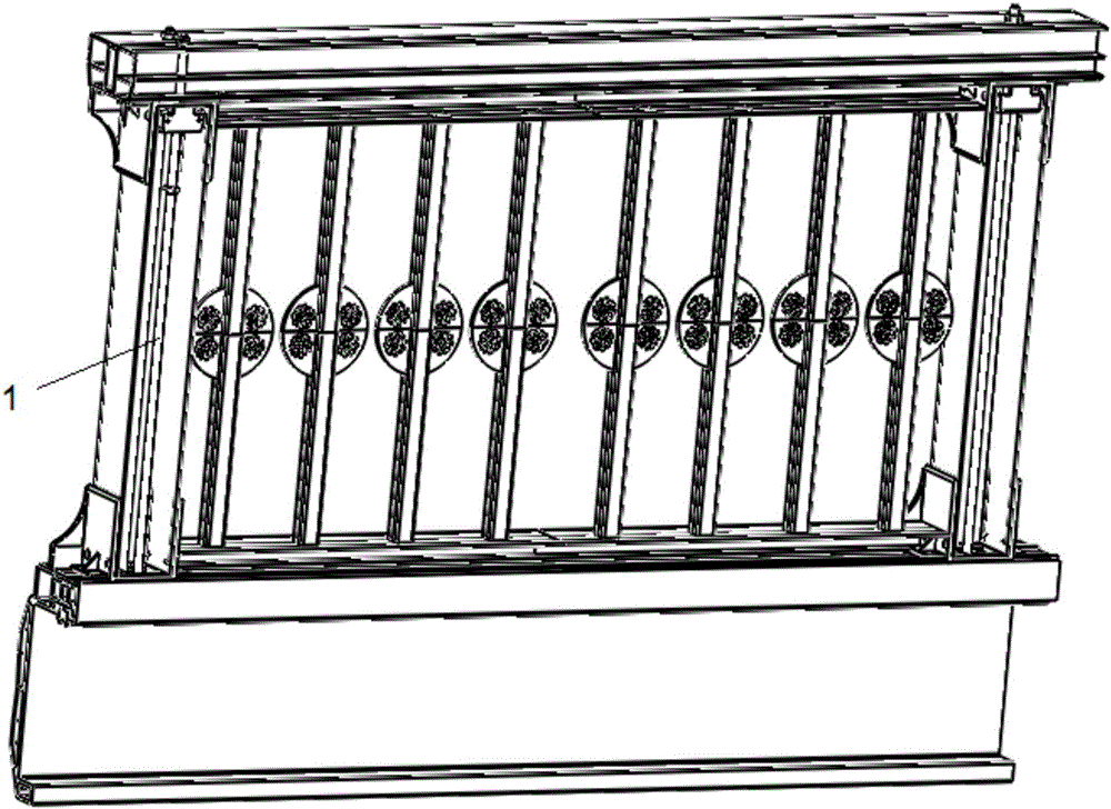 Manufacturing process of super long suspension door structure