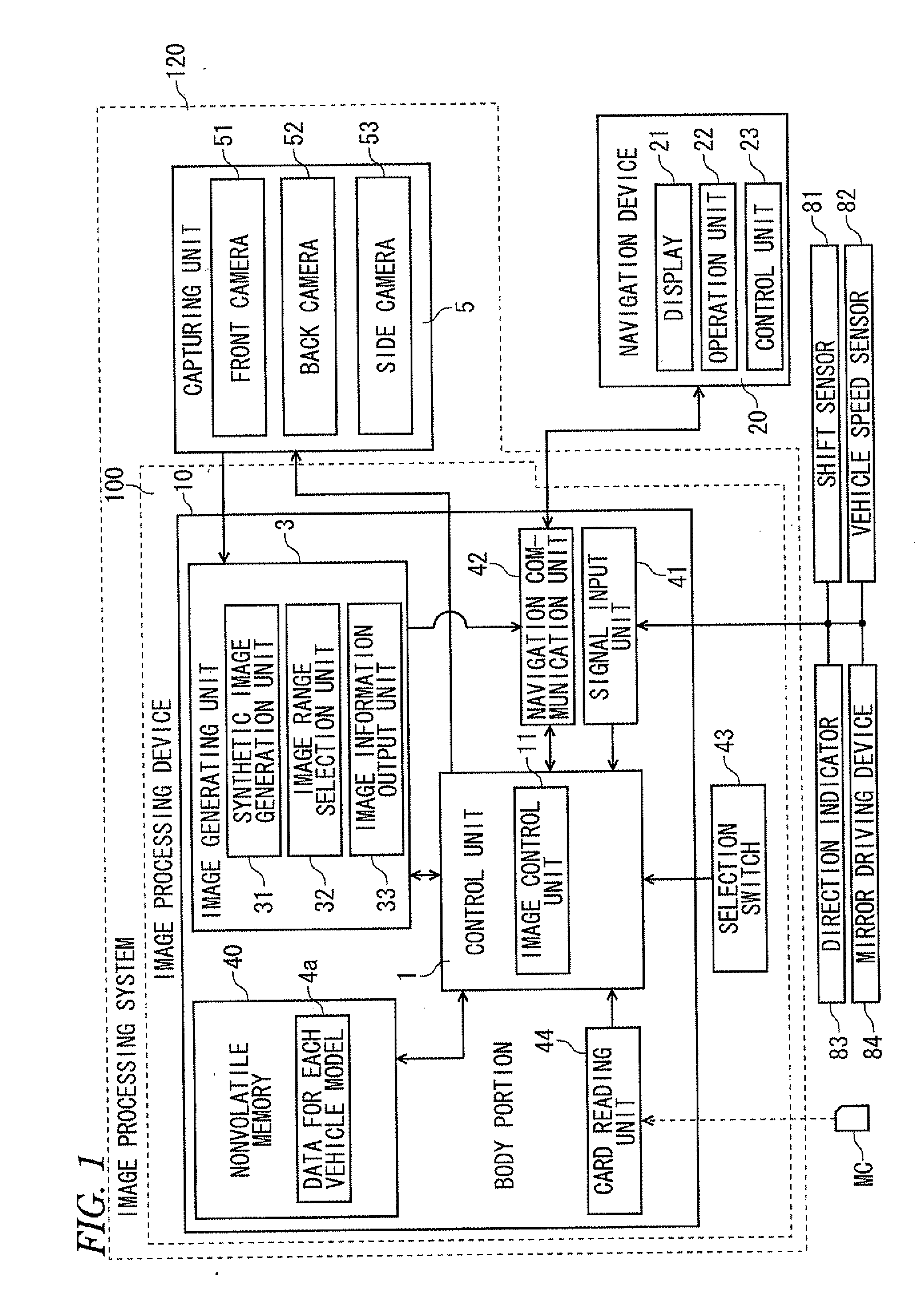 Image processing device, image processing system, and image processing method